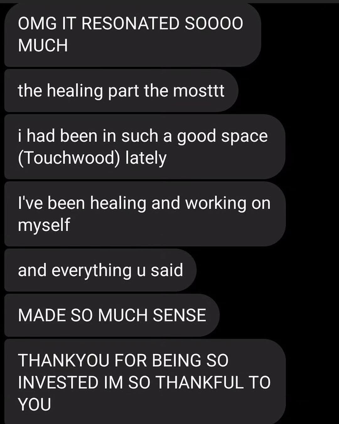 Client testimonial